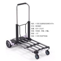 전동카트 짐 전동차 전기차 동력운반 손수레 트롤리, 48V, 15km 6.5인치 타이어 20kg