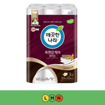 깨끗한나라 촉앤감케어 와이드 편백수 알러젠 프리향 30m 30롤 1팩, 깨끗한나라 촉앤감케어 와이드 30m 30롤 1팩