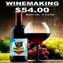 Cabernet Sauvignon red style grape extraction. makes 6 U.S. gal, 1