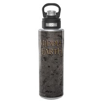 Tervis 워너 브라더스 - 반지의 제왕 중간계 삼중 벽 단열 텀블러 여행용 컵으로 음료를 차갑게 유지 1.2L(40온스) 넓은 입구 병 스테인리스 스틸