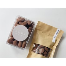 아망드쇼콜라 수제초콜릿 결혼식 답례품 합격축하 견과 아몬드 발렌타인데이선물 화이트데이선물 명절선물 추석선물 설날선물 스승의날선물 어버이날선물 초콜릿선물, 150g 사각케이스, 1