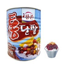 [소공원]팥빙수만드는재료 통단팥 빙수용 대용량 카페 업소용 재료 3kg