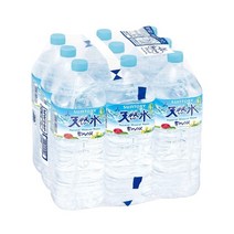 Suntory Natural Water Eco Clear Packaging 산토리 내츄럴 미네랄 워터 생수 2L 9개