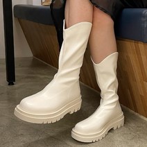 여성 브이컷 베이직 워커 부츠 sn549