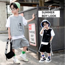 노블아이/봄신상 남아 주니어 의류 아동복 포켓레이어드상하복