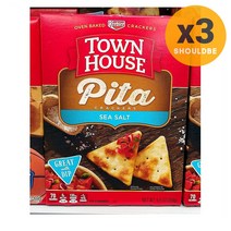타운하우스 피타 크래커 씨솔트 Town House Pita 269g, 3개