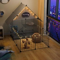 토끼 케이지 가정용 실내 토끼 둥지 토끼 케이지 사육장 빅 사이즈, 14번