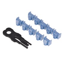 DUNIDEN 랜 포트락 rj45 잠금장치 LAN110LBU, 1개