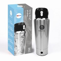 빙빙 쉐이크 보온보냉 전동 자동 믹스 텀블러 450ml, 전동 보온보냉 텀블러