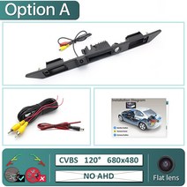 k5후방카메라 후방카메라배선 후방카메라렌즈 GreenYi 특수 차량 후방 170 도 1920x1080P AHD 아우디 A3 A4 A5 A6 B6 A6L S6 B7 A8 A8L 아, 01 A-680x480-120deg