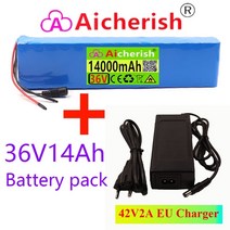 전기 자전거 배터리 10s3p for e-bike 18650 리튬 500w 고전력 및 용량 스쿠터 36v 14ah 팩, 36v14ah 충전기 없음