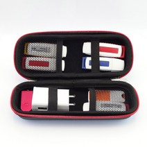 (주)트리 인천가정지사 멀티 디지털 파우치(블랙) 충전기 케이블파우치 (8738156), 기본