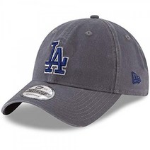 새로운 시대 (920) 로스 앤젤레스 다저스 코어 클래식 Strapback 모자 (흑연) MLB 캡