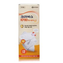크리넥스 KF80 황사용마스크 소형, 1개, 20개입, 화이트