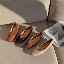 브이와이 VY 여자 브이컷 FW 스웨이드플랫슈즈 베이직 단화