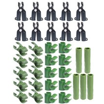 고추말뚝 고추지지대 고추대 고추대뽑기 고추말뚝 3035pcs 정원 플라스틱 클립 공장 지원 고정 커넥터 a 형 브래킷 등반 프레임 세트 크로스 버클 고정 조인트, 16mm, b