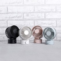 탁상용 선풍기 USB 미니 써큘레이터 저소음, 탁상용선풍기_화이트