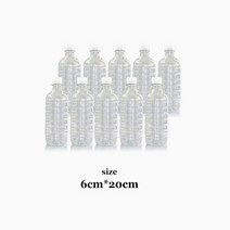 에코스킨 PET 플라스틱투명용기 페트병, 10개, 500ml