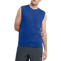 Champion 남성 클래식 저지 머슬 티셔츠 블랙 XL US 3530407532