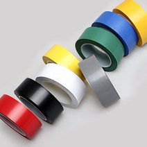 국산 다우 바닥 라인 테이프 난연 40mm x 30M 8가지 색상 테니스 코트라인, 황색