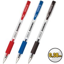 자바 스프링업 중성펜 0.38mm 낱개 볼펜 필기구, 적색, 본상품선택