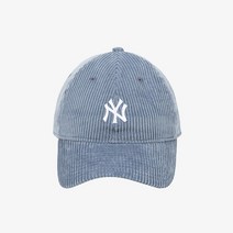 뉴에라 940UNST MLB 코듀로이 뉴욕 양키스 언스트럭쳐 볼캡 스카이 블루 13338506, 없음
