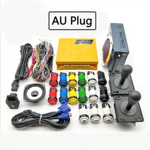 옛날오락기 비디오게임 고전 가정용 게임기 DIY 아케이드 기계 캐비닛 번들 오리지널 판도라 박스 EX 3300, 한개옵션1, 10 CX with AU Plug