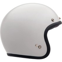 BELL 커스텀 500 헬멧 (매트 블랙 - 라지), Large, Gloss Vintage White, Gloss Vintage White