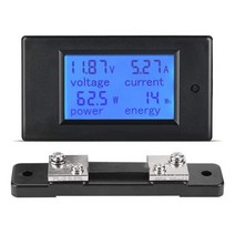 pzem 0-100a 4 in 1 dc 전기 사용량 모니터 lcd 디지털 전류 전압계 전류계 전력 에너지 멀티미터 패널 테스터 미터, 50A 션트