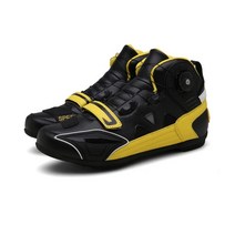 오토바이 남성 여름 부츠 승마 신발 크로스 오프로드 신발 통기성 안티 가을 레저 부츠 레이싱 장비 노란색, 9