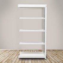 영진앵글 철제선반 경량랙 5단 무볼트 조립식 앵글 철제 선반, 1200X400, 5단(연결형), 높이1200