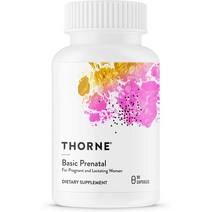 Thorne Research Basic Prenatal 90 Capsules, 90정, 1개