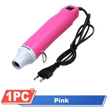 대포송풍기 낙엽송풍기 엔진블로워 풍로 220V 핫 에어 건 DIY 납땜 온도 송풍기 전기 전원 드라이어 미니, 01 Pink