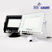 SS라이트 LED 투광등 투광기 30W 50W 간판등 간판조명, 일자 파이프 블랙