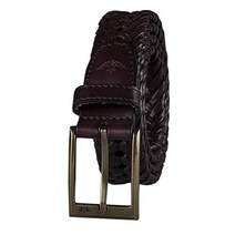 107661 Dockers 다커스 남성용 가죽 꼰 캐주얼 및 드레스 벨트, 34, 탄 글레이즈드