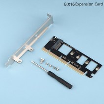 M.2 NVMe SSD NGFF-PCIE X16X8X4X1 어댑터 M 인터페이스 카드 지원 PCI-e Express 3.0 크기 Pcie, 한개옵션1, 02 1set