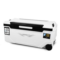 HONGYI 70리터 바퀴달린 아이스박스 대장쿨러 캐리쿨러, 70L, 아이스박스 본체