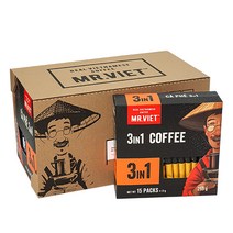 사무실커피 3in1 믹스커피 15T X 6박스 미스터비엣 베트남커피, 6개, 단품