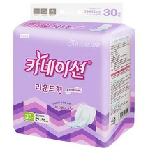 카네이션 프리미엄 라운드패드 30개입(8팩) 성인기저귀, 1박스, 8팩