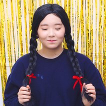 스투피드 양갈래 머리 가발 (+와이어 포함), 선택완료, 단품없음