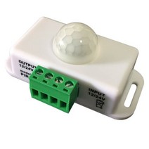 재실 감지기 모션 센서 DC 12V 24V 6A 자동 조절 PIR 스위치 LED 스트립 라이트 램프 용 IR 적외선 모듈, [01] BLACK, 1개
