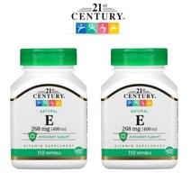 21세기센트리 내추럴 비타민 E 268mg 400IU 소프트젤 110정 X 2 토코페롤