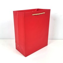 단색 종이 쇼핑백 특소 소 중 대 특대 검정 흰색 회색 레드 그린, 단색-레드