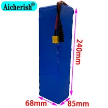 헬퍼솔 Aicherish-100% 실제 용량 13S4P 48V 14Ah 전기 자전거 리튬 이온 배터리 350W - 1000W 54.6V 스쿠터 BMS 충전기 포함, 05 48V 50000mAH