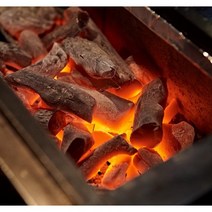 도매인싸 심각하게 오래타는 숯 1kg 비장탄 다량함유 바베큐 캠핑 참숯 품질보장, 숯 1kg 6개