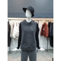 데무 뒷 프린트 민소매 후디 티셔츠(AW2203930)