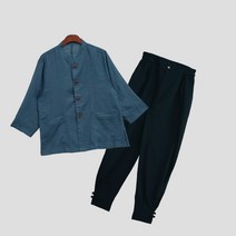 단아한의 여름 남성 남자 생활한복 개량한복 법복 절복 승복 / 청도세트