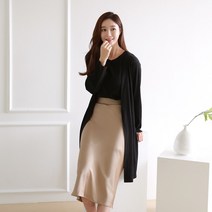 탱크걸 유로 루즈핏 골지 롱나시&롱가디건세트(C 29172) 나시*롱가디건세트