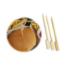 더착한팩 대나무 손잡이 꼬지 15cm 꼬치 햄버거 100개 1000개, 대나무 손잡이 꼬지 15cm(1000개)