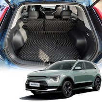 아이칸 더 올뉴 니로 SG2 퀄팅 트렁크매트 자동차 차박매트 (22년1월), 2열등받이+트렁크바닥매트 (일체형), 브라운, 니로 SG2 (하이브리드)